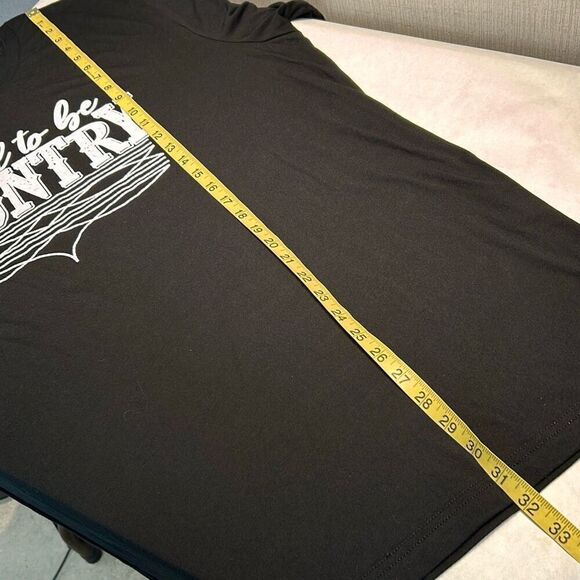 NEW Texas True Threads "It's Cool To Be Country" Tshirt Sz 2XL Short Sleeve Blac - Picture 6 of 6